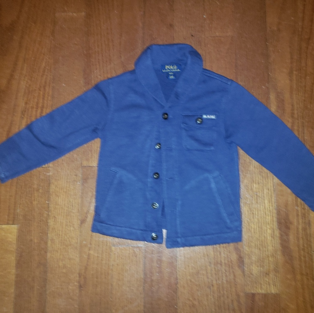 Boys Ralph Lauren Polo 4t Navy Cardigan